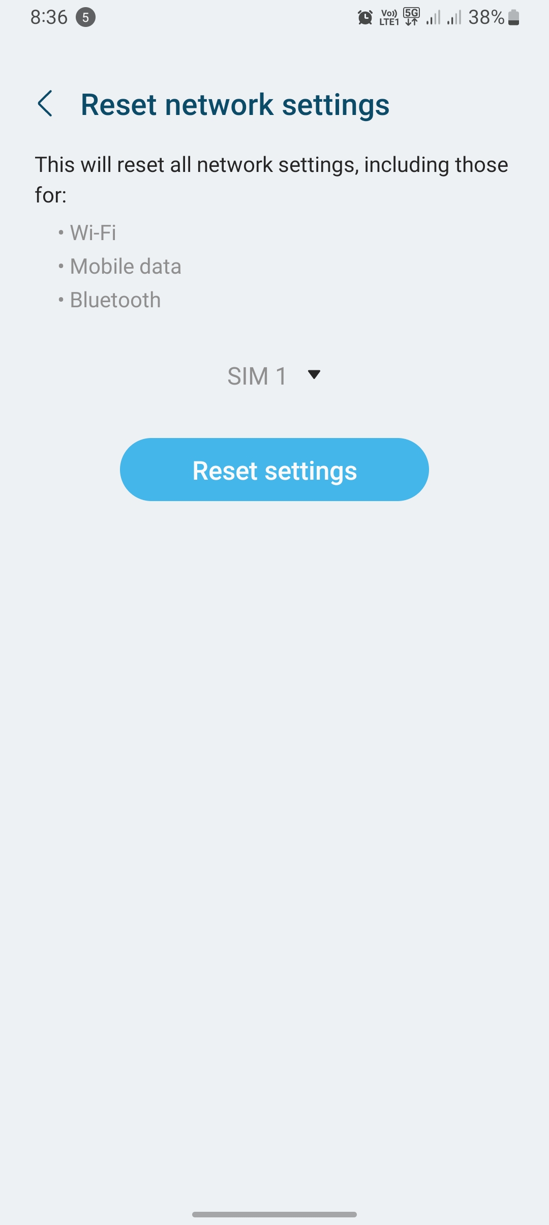 reset network settings menu samsung screenshot