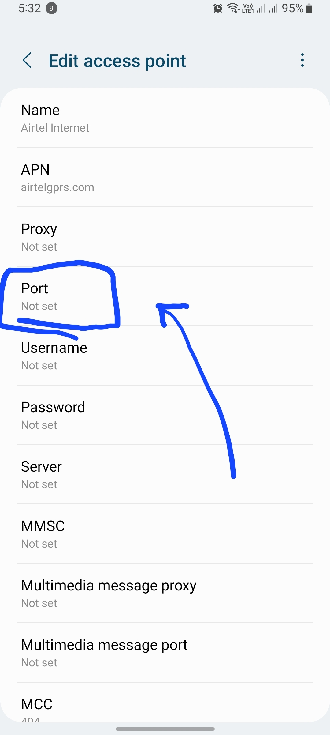 port highlighted screenshot