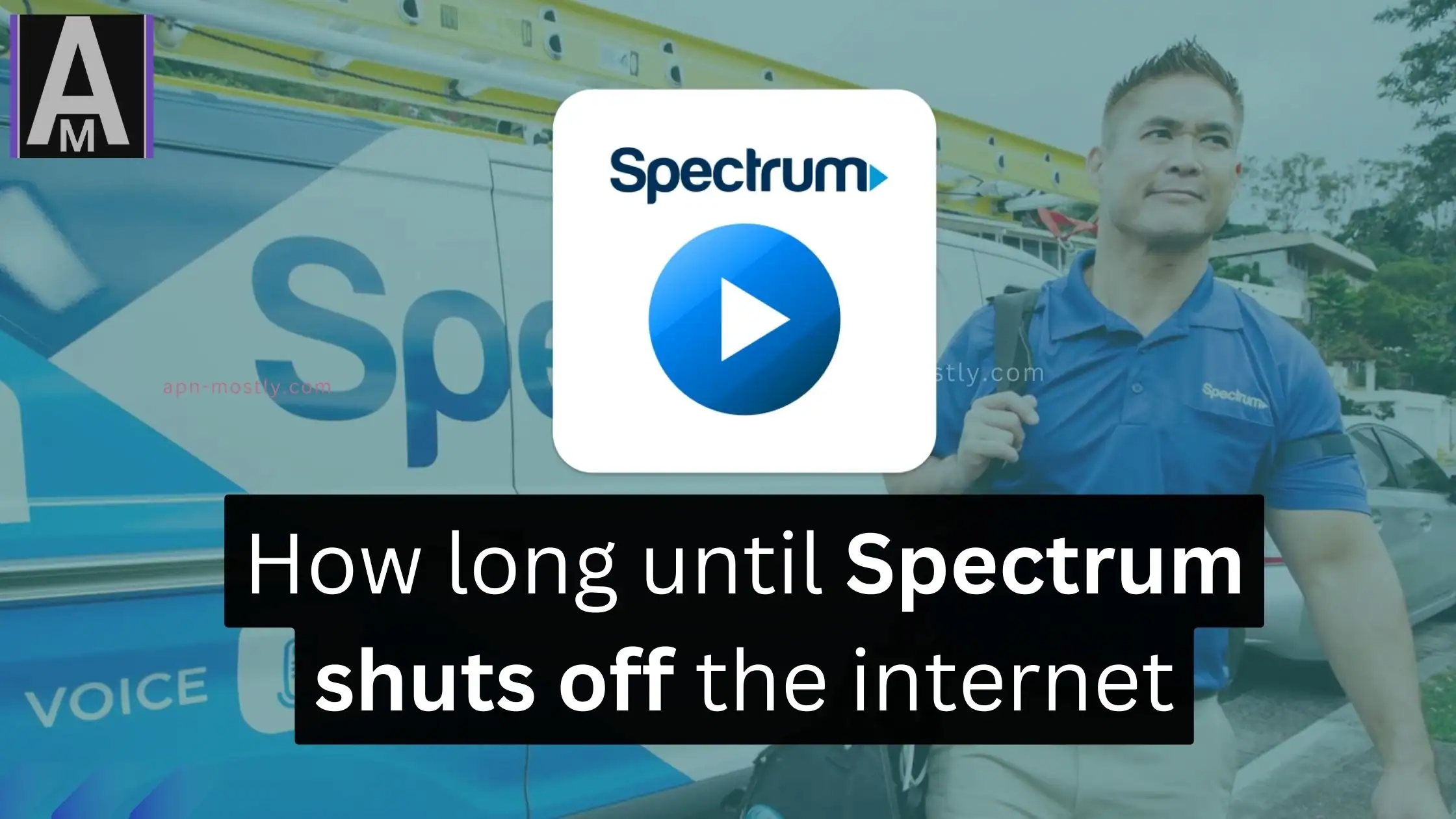 screenshot of spectrum with overlay text How long until Spectrum shuts off the internet new