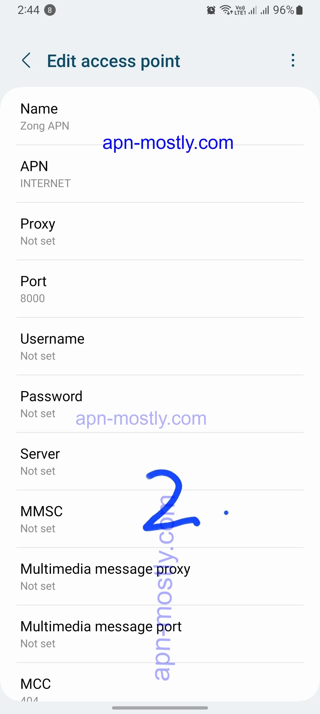 screenshot of second zongapn for devices