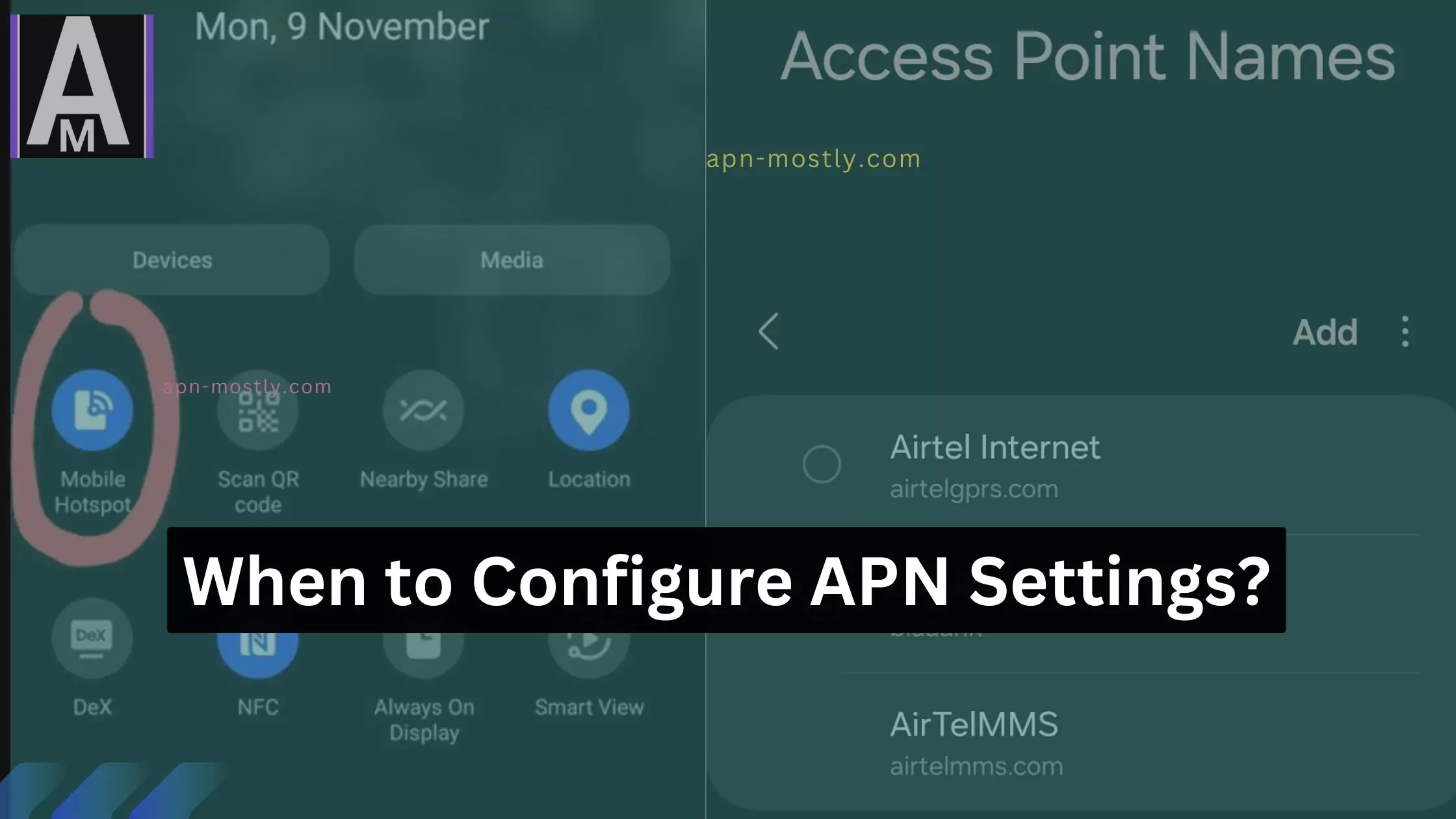 image of apn in background with overlay text When to Configure APN Settings