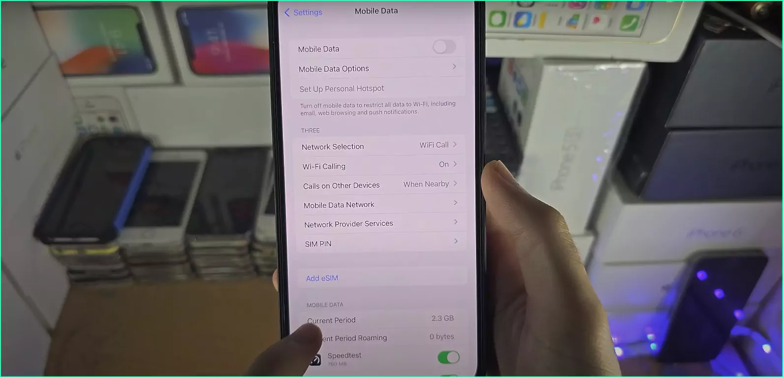 complete mobile data settings iphones image with iphone 15 in hand